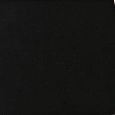 Polished JET-BLACK granite countertop in Bangalore