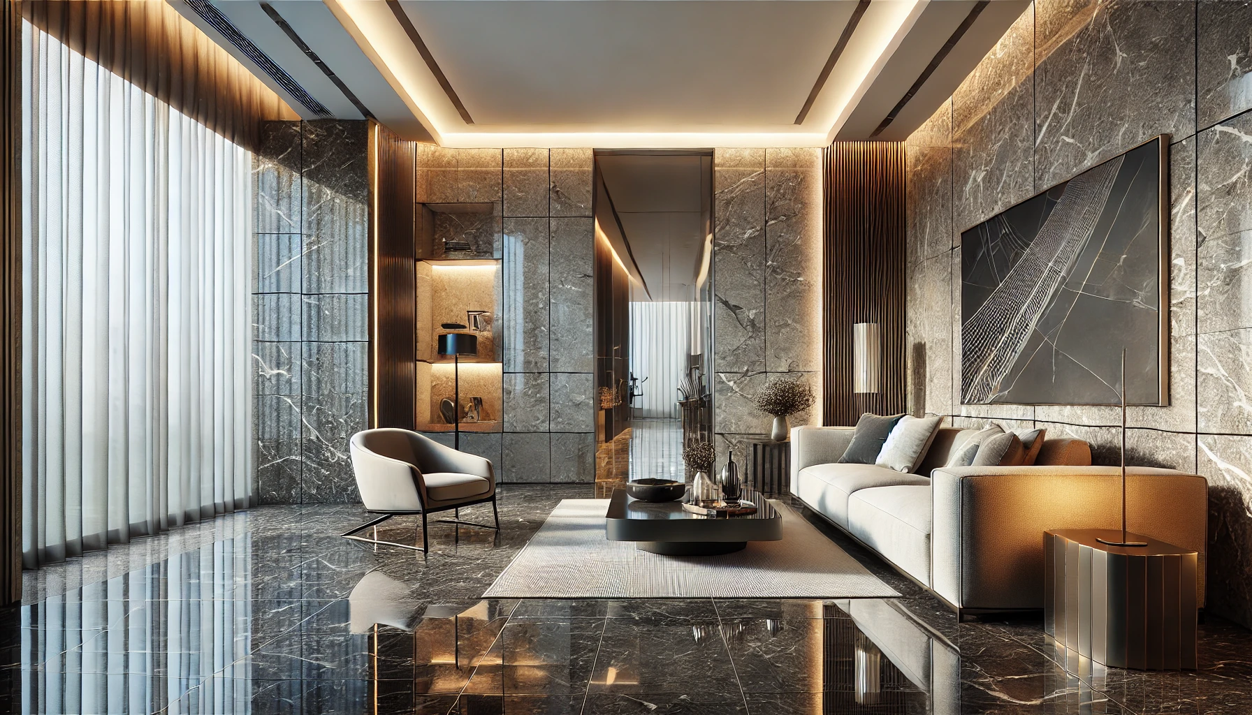 Projected view of Supreme Granite and Stones facility in Bangalore, showcasing our products